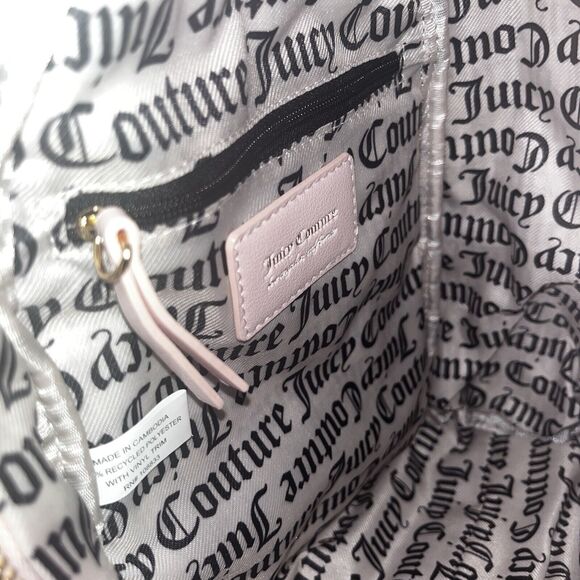 JUICY COUTURE  Material Girl Sling Backpack Bag Powder Blush New With Tags main image 5